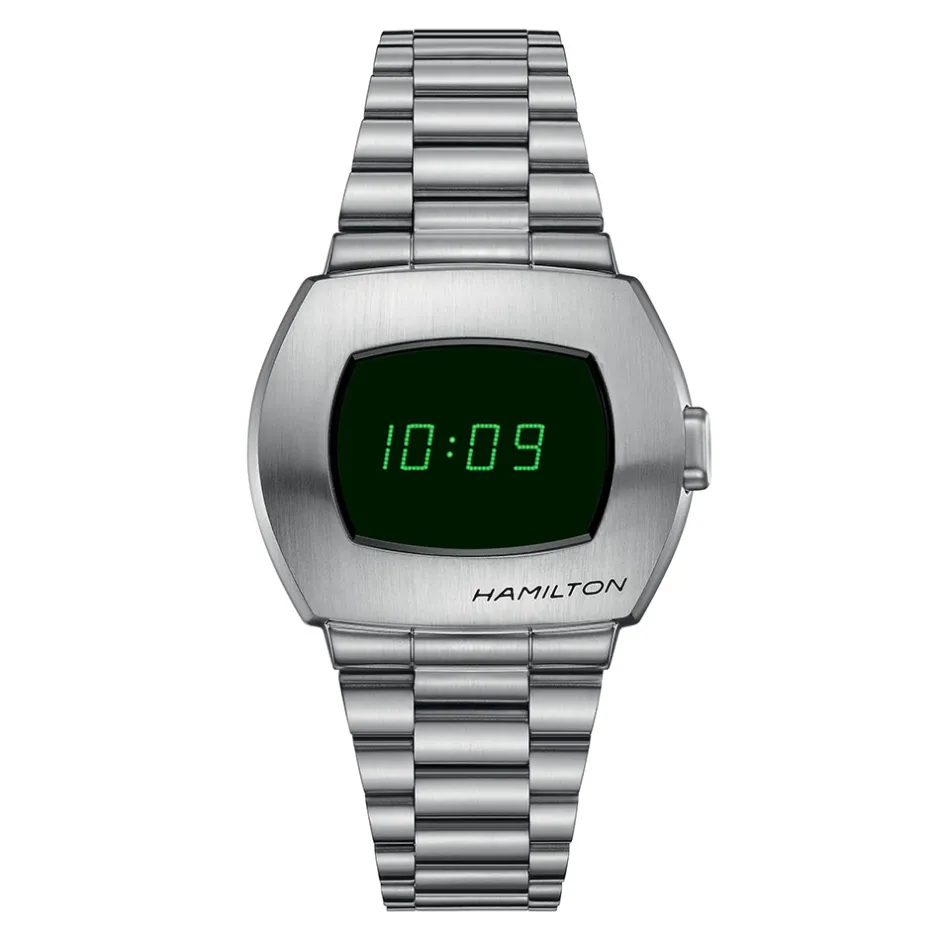 Sale Hamilton PSR Digital Quartz Led Verde H52414131 Uomo Orologi Hamilton Uomo