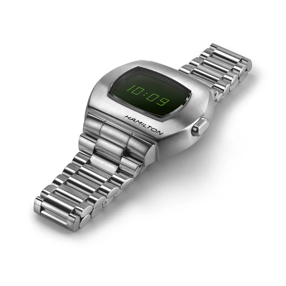 Sale Hamilton PSR Digital Quartz Led Verde H52414131 Uomo Orologi Hamilton Uomo