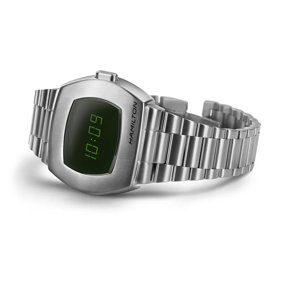 Sale Hamilton PSR Digital Quartz Led Verde H52414131 Uomo Orologi Hamilton Uomo