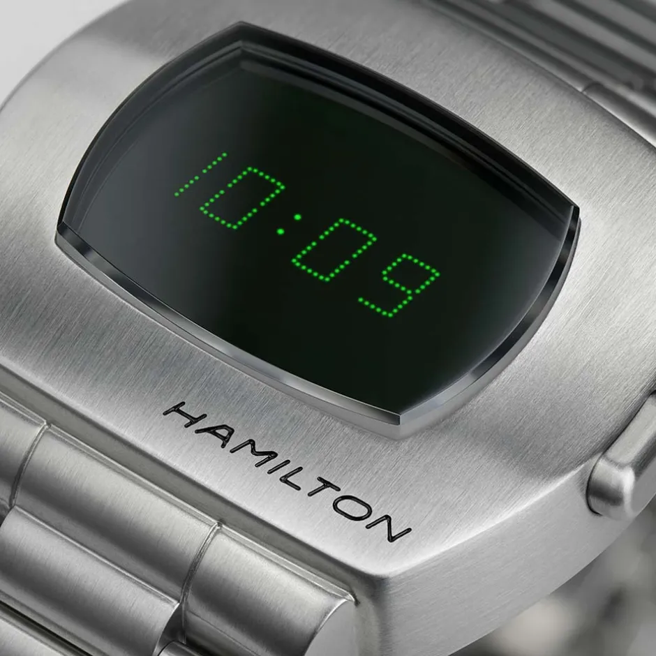 Sale Hamilton PSR Digital Quartz Led Verde H52414131 Uomo Orologi Hamilton Uomo
