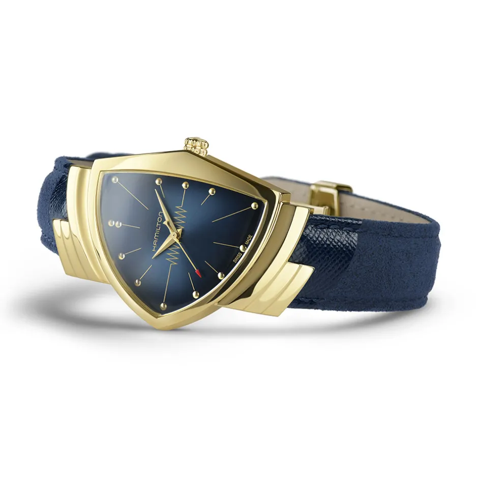Best Hamilton Ventura Quartz Gold H24301941 Donna Orologi Hamilton Uomo | Orologi Hamilton Donna