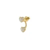 Online Mono Orecchino Rue des Mille Archetto Cuore Giallo Gioielli Rue Des Mille