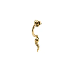 Outlet Mono Orecchino Rue des Mille Mini Hoop Corno Gioielli Rue Des Mille