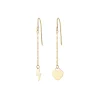 Clearance Orecchini Amen in Oro 9 Carati Fulmine e Cuore Outlet Gioielli