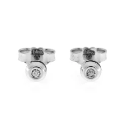 Hot Orecchini Bliss Punto Luce a Cipollina con Diamanti 0,02 Carati Orecchini Punto Luce