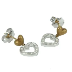 Fashion Orecchini Cuore Giallo Outlet Gioielli