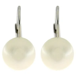 Best Orecchini in Oro Bianco con Perle Coltivate d’Acqua Dolce 7-7,5 mm. Gioielli Con Perle