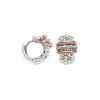 Sale Orecchini Fope Collezione Panorama in Oro Bianco e Rosa con Diamanti Gioielli Fope