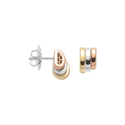 Sale Orecchini Fope Collezione Prima in Oro Giallo, Bianco e Rosa Gioielli Fope