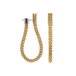 Best Orecchini Fope Collezione Essentials in Oro Giallo e Bianco Pendenti Gioielli Fope