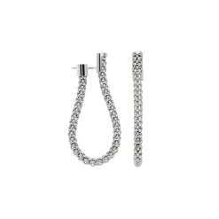 Best Orecchini Fope Collezione Essentials in Oro Bianco Pendenti Gioielli Fope