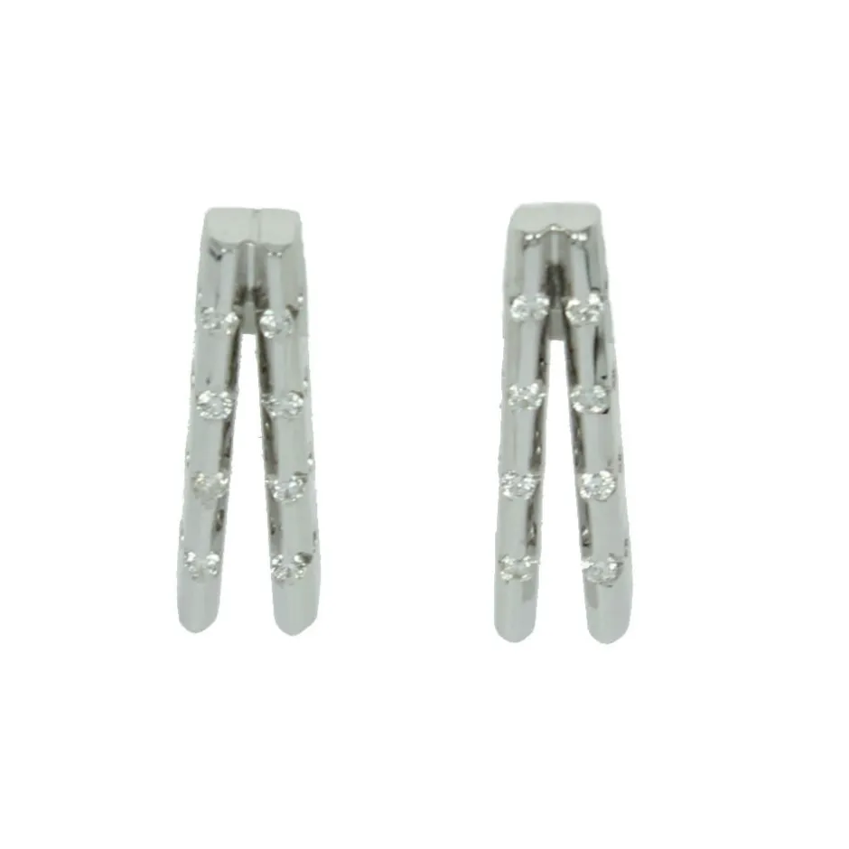Fashion Orecchini In Oro Bianco Con Diamanti Bibigì Orecchini