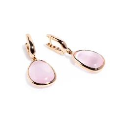 Best Orecchini Madi Laguna Goccia con Singoli Pendenti Rosa Gioielli Madi