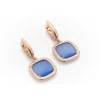 Clearance Orecchini Madi Profondo Blu con Quarzi Idrotermali Blu Gioielli Madi