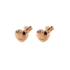 Sale Orecchini Rue des Mille Cuore Bombato Fissi al Lobo Rosa Gioielli Rue Des Mille