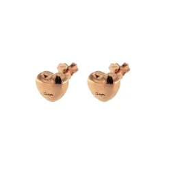 Sale Orecchini Rue des Mille Cuore Bombato Fissi al Lobo Rosa Gioielli Rue Des Mille