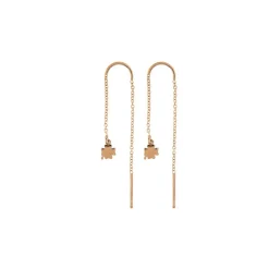 Clearance Orecchini Rue des Mille Catenella Quadrifoglio Bombato Gioielli Rue Des Mille