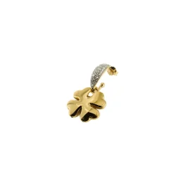 Discount Orecchini Rue des Mille Quadrifoglio Small Elettroformato Gioielli Rue Des Mille