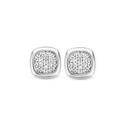 New Orecchini Ti Sento Milano In Argento 925 Con Pavè in Zirconi Gioielli Ti Sento Milano