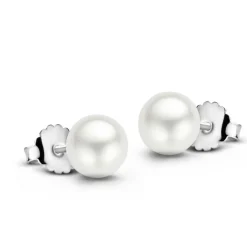 Outlet Orecchini Ti Sento Milano In Argento 925 Con Perla Bianca MM. 6 Gioielli Ti Sento Milano