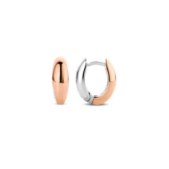 Best Orecchini Ti Sento Milano Fissi al Lobo in Argento Placcato Oro Rosa Gioielli Ti Sento Milano