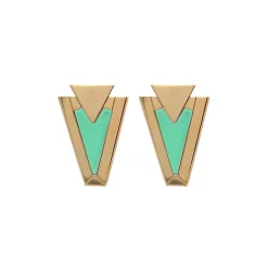 Hot Orecchini Valentina Ferragni Rhea Aqua Green Gioielli Valentina Ferragni Studio