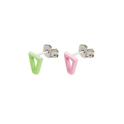 Hot Orecchini Valentina Ferragni Joy Baby Pink e Green Gioielli Valentina Ferragni Studio