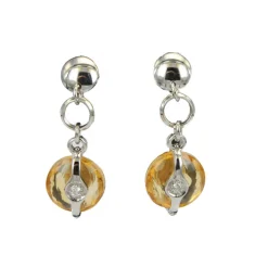 Clearance Orecchini Zancan Quarzo Citrino Ambra Outlet Gioielli