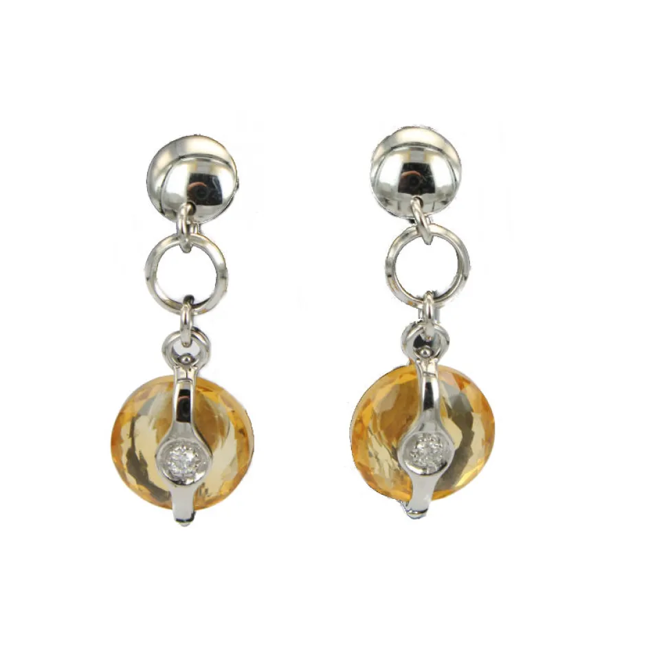 Clearance Orecchini Zancan Quarzo Citrino Ambra Outlet Gioielli