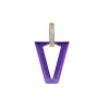 Hot Orecchino Valentina Ferragni Uali Metallic Violet Gioielli Valentina Ferragni Studio
