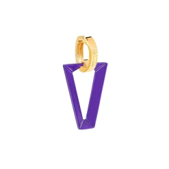 Hot Orecchino Valentina Ferragni Uali Metallic Violet Gioielli Valentina Ferragni Studio