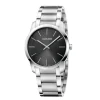 Sale Orologio Calvin Klein Donna City con Quadrante Grigio Freddo MM. 37 In Acciaio Donna Orologi Calvin Klein Donna | Outlet Orologi