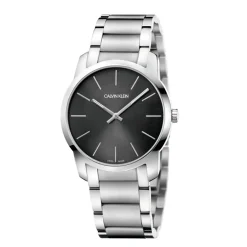 Sale Orologio Calvin Klein Donna City con Quadrante Grigio Freddo MM. 37 In Acciaio Donna Orologi Calvin Klein Donna | Outlet Orologi