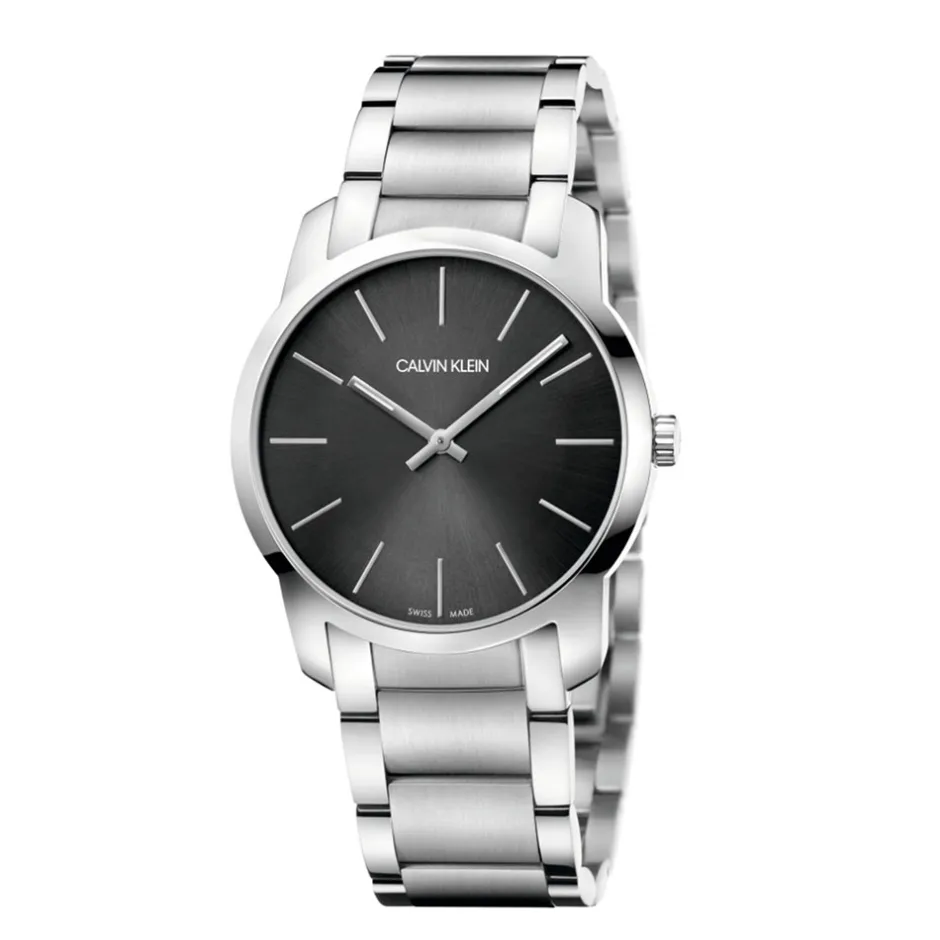 Sale Orologio Calvin Klein Donna City con Quadrante Grigio Freddo MM. 37 In Acciaio Donna Orologi Calvin Klein Donna | Outlet Orologi