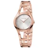 Clearance Orologio Calvin Klein Donna Collezione Class In Acciaio PVD Rosa Con Quadrante Argento Donna Orologi Calvin Klein Donna | Outlet Orologi