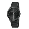 Discount Orologio Calvin Klein Uomo Minimal in Acciaio PVD Nero MM. 40 con Cinturino Maglia Milano Uomo Outlet Orologi | Orologi Calvin Klein Uomo