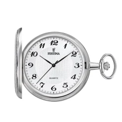 Sale Orologio da Taschino Uomo Festina Classico in Acciaio MM. 48 con Catena da cm. 37 Uomo Orologi Festina Uomo