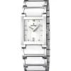 Sale Orologio Donna Festina Ceramic Rettangolare In Acciaio e Ceramica Bianca Con Strass Donna Orologi Festina Donna