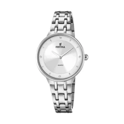 Fashion Orologio Festina Argento Cinghia Acciaio Donna Orologi Festina Donna