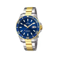 Online Orologio Festina Automatic Azzurro Acciaio 44 mm Uomo Orologi Festina Uomo
