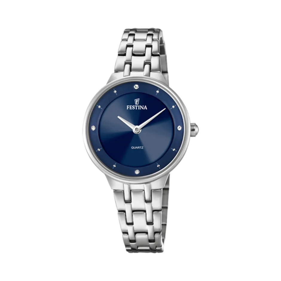 Sale Orologio Festina Azzurro Bracciale Acciaio Donna Orologi Festina Donna
