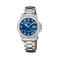 Fashion Orologio Festina Boyfriend Azzurro Acciaio Quartz 34,5 mm Donna Orologi Festina Donna