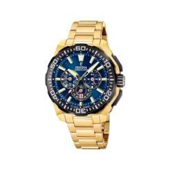 Hot Orologio Festina Chrono Bike Azzurro Acciaio Quartz 45 mm Uomo Orologi Festina Uomo