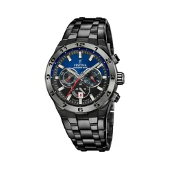 Sale Orologio Festina Chrono Bike Nero Acciaio Quartz 44,5 mm Uomo Orologi Festina Uomo