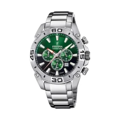 Hot Orologio Festina Chrono Bike Verde Acciaio 45,5 mm Uomo Orologi Festina Uomo
