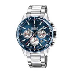 Hot Orologio Festina Chronograph Blu Quartz 45 mm Uomo Orologi Festina Uomo