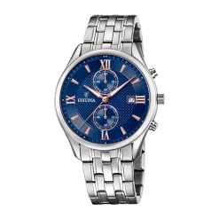 Sale Orologio Festina Chronosport Classic Uomo Quadrante Jeans 42 mm Uomo Orologi Festina Uomo