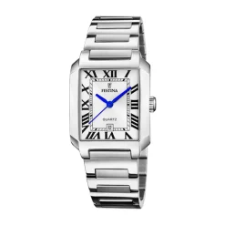 Fashion Orologio Festina Classic Rettangolare Argento Quartz Donna Orologi Festina Donna