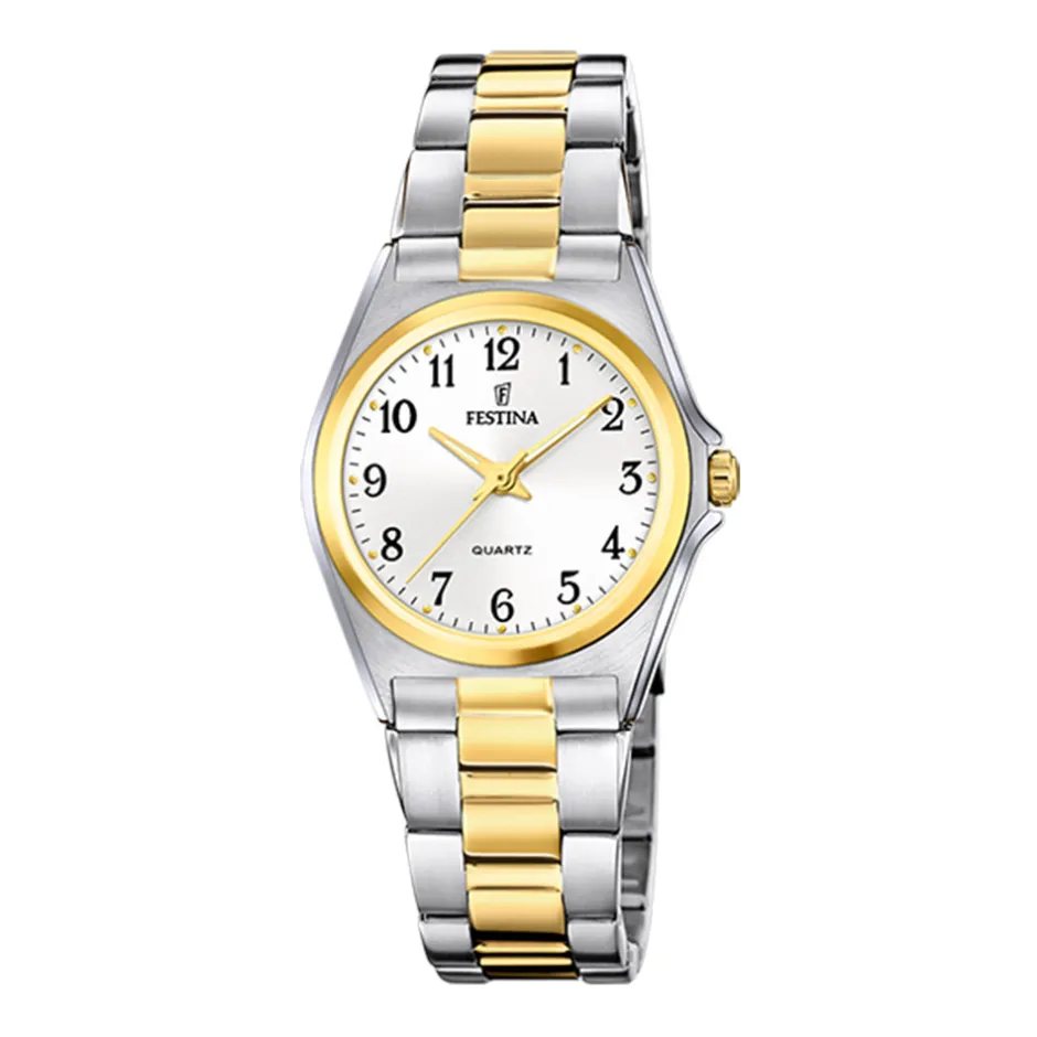 Best Orologio Festina Classic Time Acciaio Oro Quartz 31 mm Donna Orologi Festina Donna
