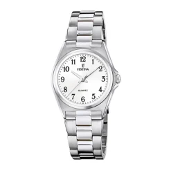 New Orologio Festina Classic Bianco Acciaio 31 mm Donna Orologi Festina Donna